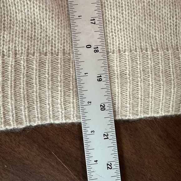 360cashmere Sweater Womens Large Pink Parisian Colorblock Tight Knit Old Money - Picture 10 of 10